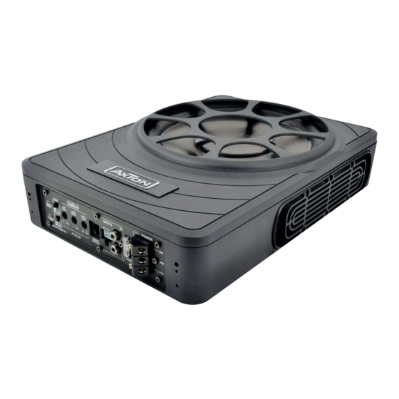 AXTON ATB25P Installation & Operation Manual