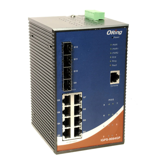 ORiNG IGPS-9084GP User Manual