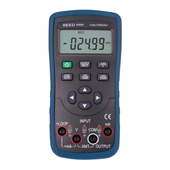 REED R5820 User Manual