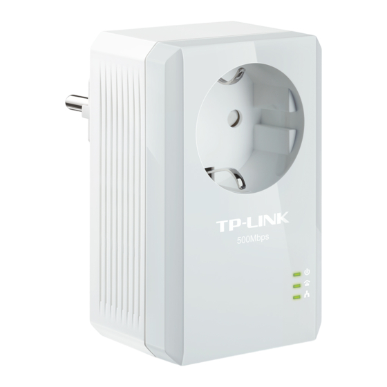 TP-Link TL-PA4010P KIT Quick Installation Manual