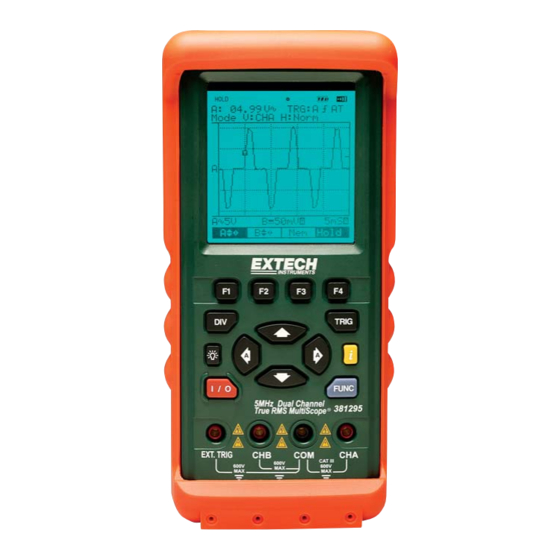 Extech Instruments 381395 User Manual