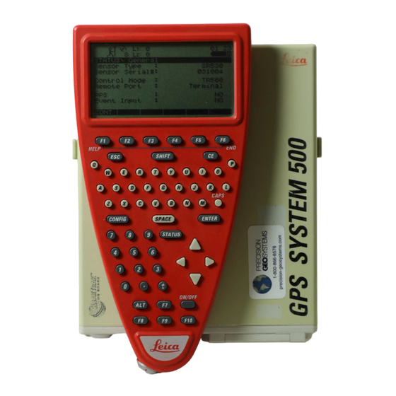 Leica GPS System 500 Getting Started