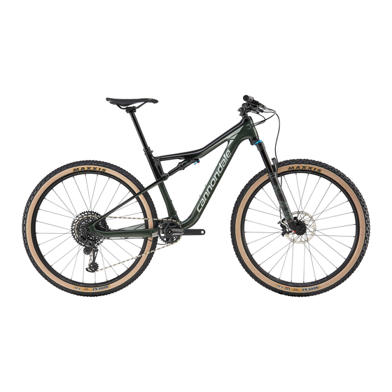 Cannondale SCALPEL Owner's Manual Supplement