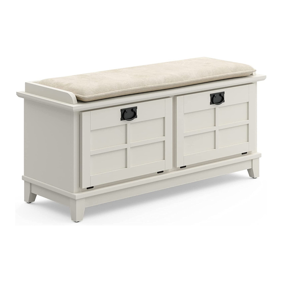 Home Styles Upholstered Bench 88 5182 26 Assembly Instructions