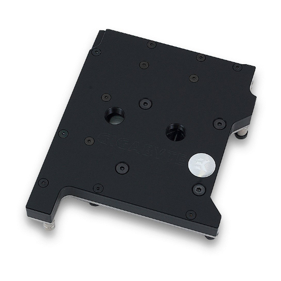 ekwb EK-FB GA Z170X Monoblock Installation Manual