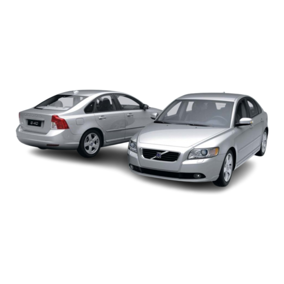 Volvo 2009 S40 Owner's Manual