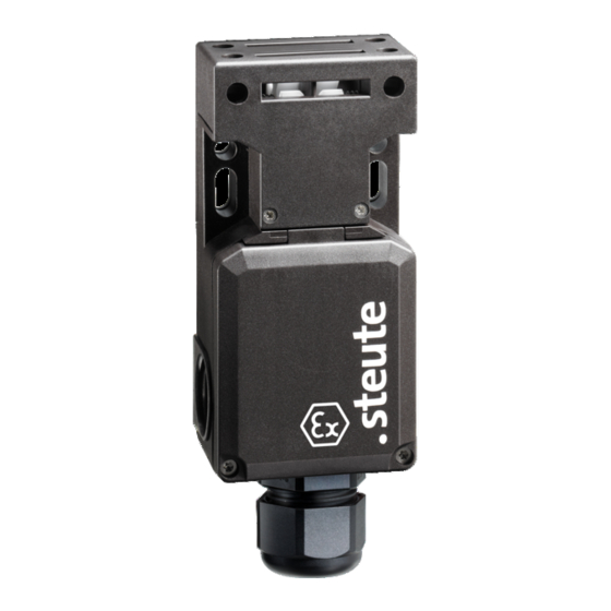 steute Ex AZ 16 2O/1S-3D Mounting And Wiring Instructions