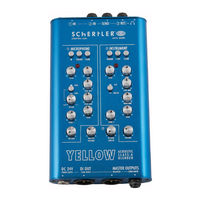 Schertler YELLOW SINGLE Quick Start