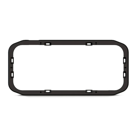 Garmin FUSION Panel-Stereo Spacer Installation Instructions