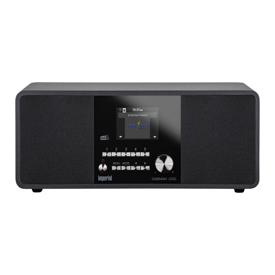 Imperial DABMAN i200 Manual