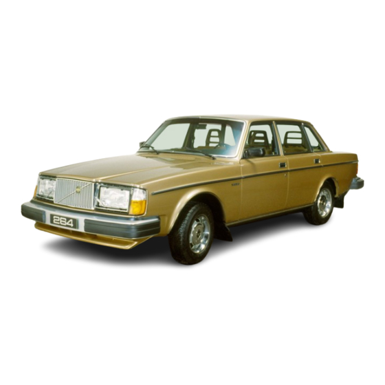 Volvo 262 Owner's Manual