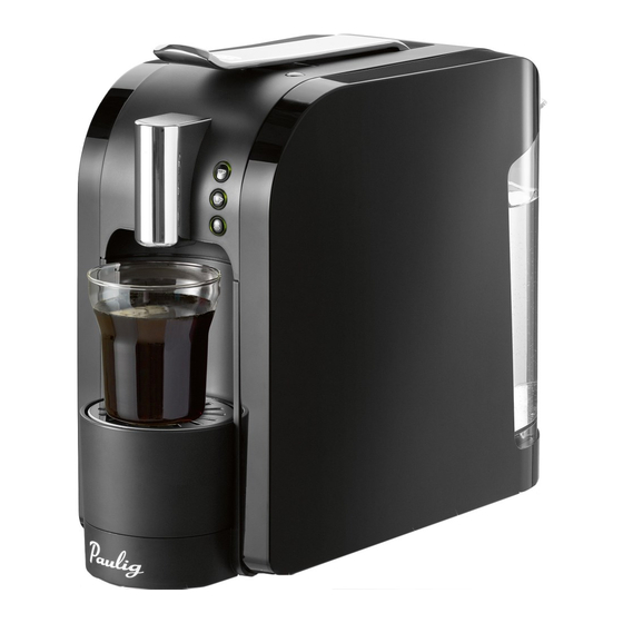 Paulig Capsolo Operating Manual