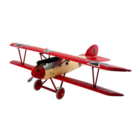 User Manuals: PARKZONE Albatros D. Va RC Airplane