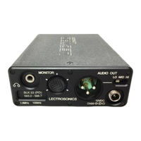 Lectrosonics UCR205D Operating Instructions And Troubleshooting Manual