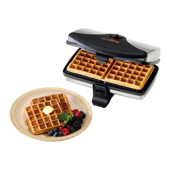 Chef's Choice 852 WafflePro Instructions Manual