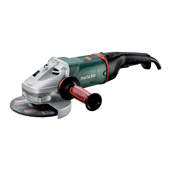Metabo W 22-230 Manuals