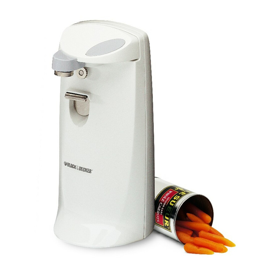 How to use Black & Decker electric can opener 