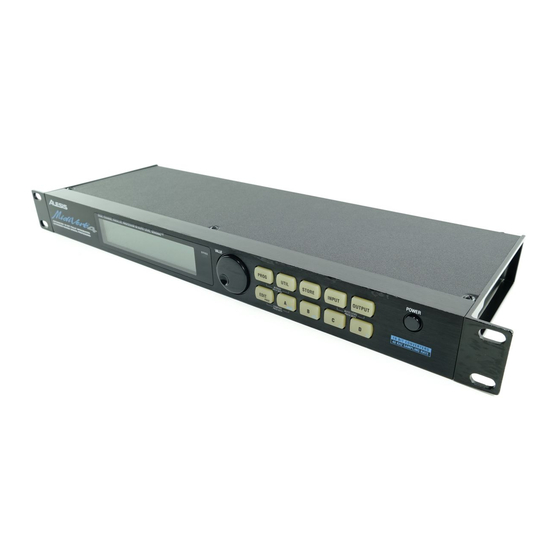 Alesis 4 Supplementary Manual