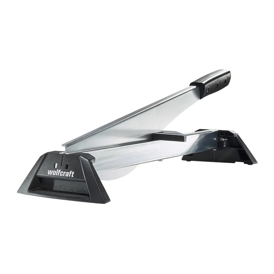 Wolfcraft LC 100 Manuals
