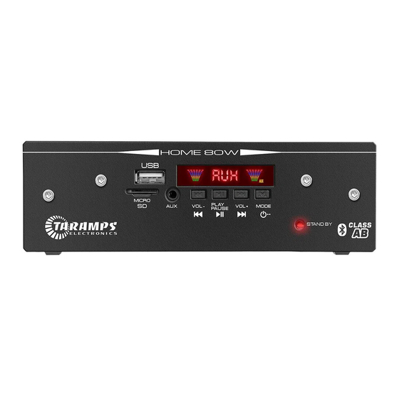 User Manuals: Taramps Home 80W Stereo Amplifier