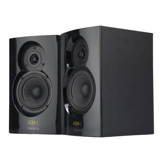 Reloop ADM-4 Active DJ Monitor Manuals