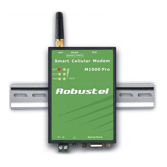 Robustel Eddy Wireless GoRugged M1000 Pro V2 User Manual
