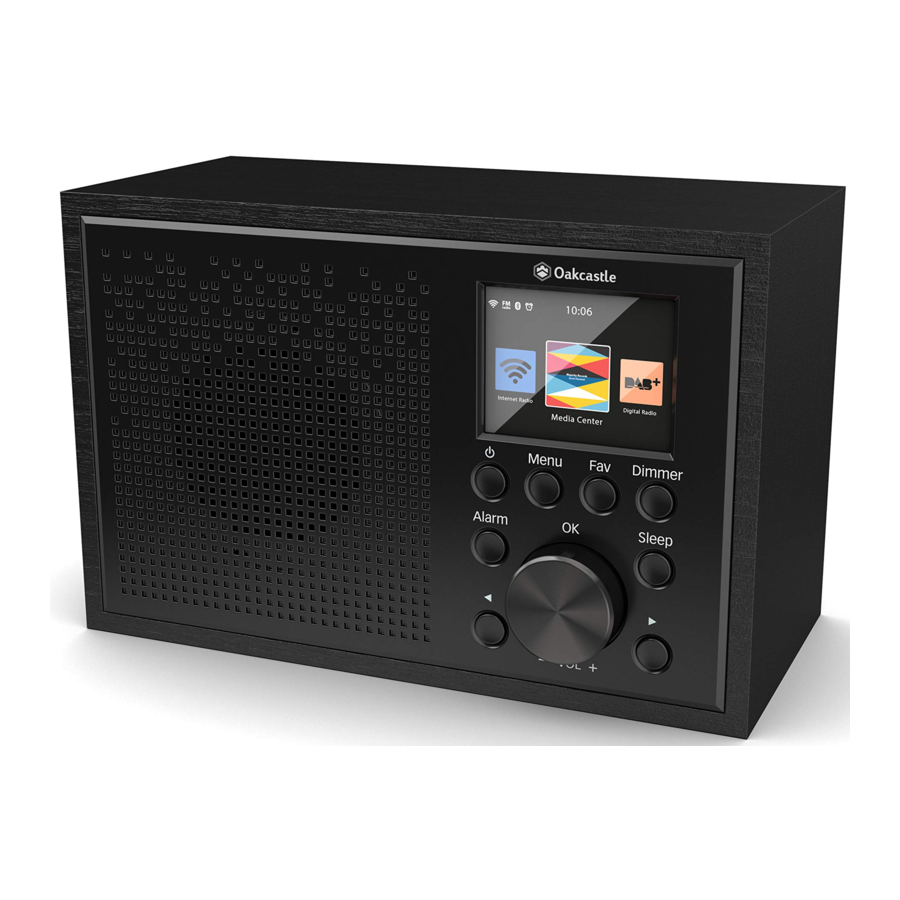 MAJORITY Oakcastle IR100 - Internet Radio Manual