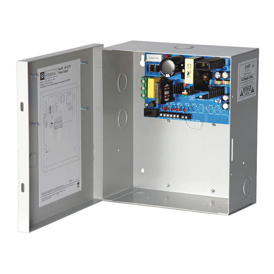 Altronix Sav4D Installation Manual