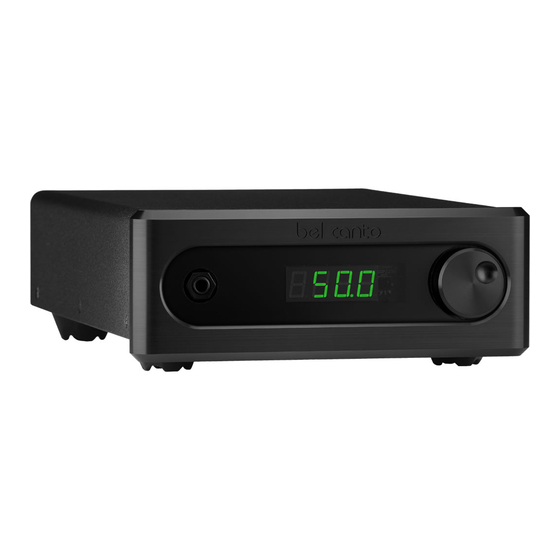 Bel Canto e.One C5i User Manual