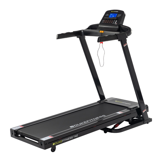 Duke Fitness T40 Assembly And Operating Instructions Manual