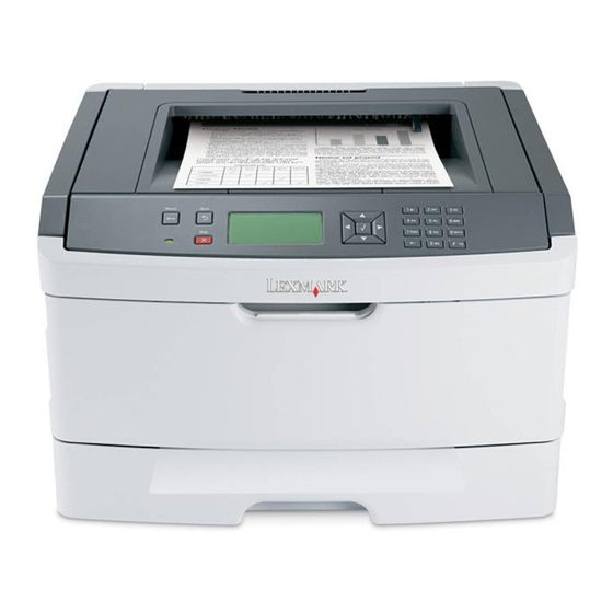 Lexmark E460 Quick Start Manual