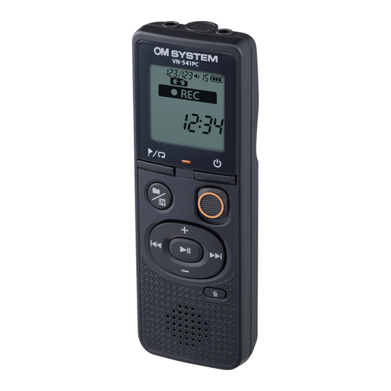 OM SYSTEM VN-541PC User Manual
