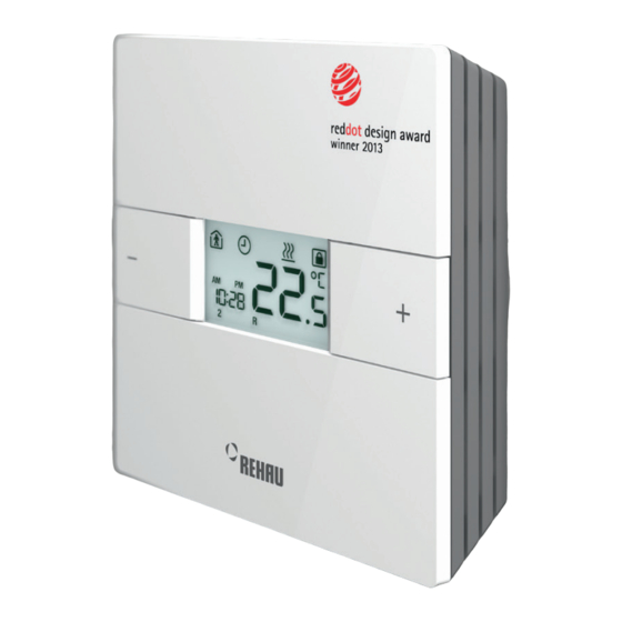 Rehau NEA HCT 24 V User Instructions And Quick Installation Manual