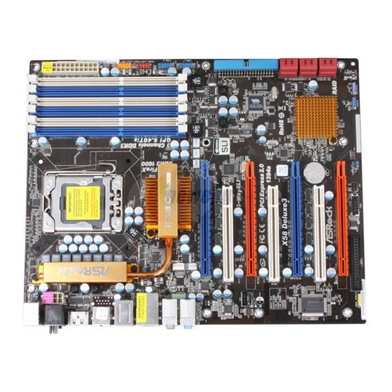 ASROCK X58 DELUXE3 Installation Manual