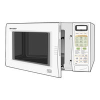 SHARP R-352M Operation Manual With Cookbook