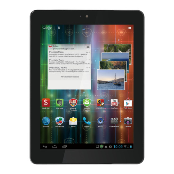 Prestigio MultiPad 2 PRO DUO 8.0 3G User Manual