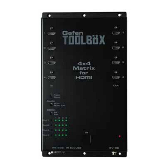 Gefen TOOLBOX GTB-HDFST-444 User Manual