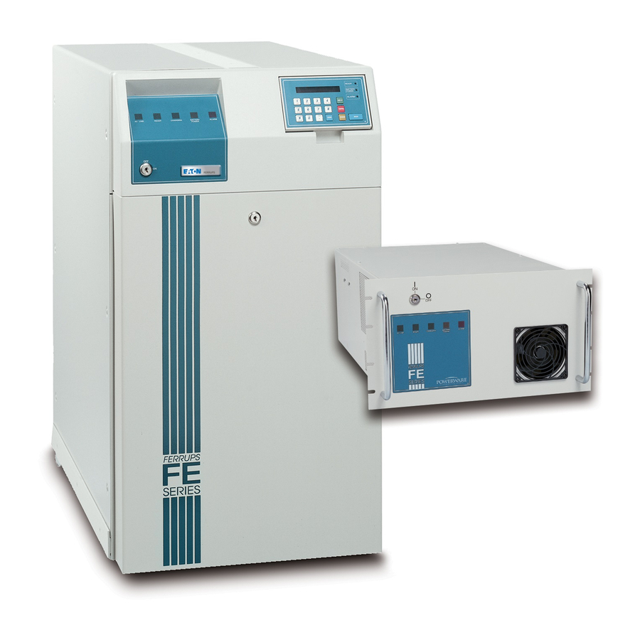 Powerware Ferrups FE/QFE UPS User Manual