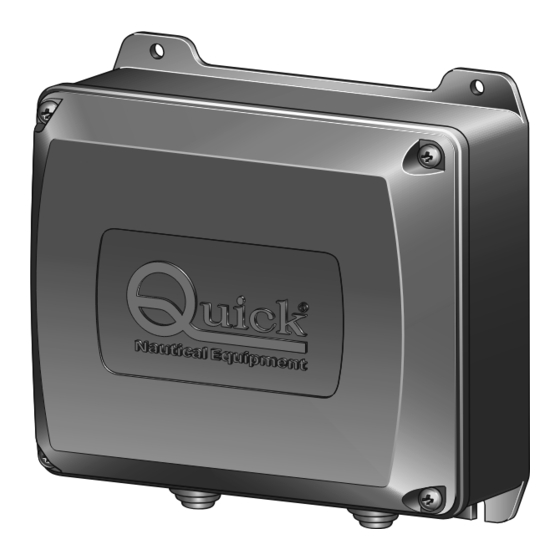 Quick R902 Manual Of Installation And Use