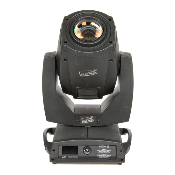 Clay Paky ALPHA PROFILE 700 Manual