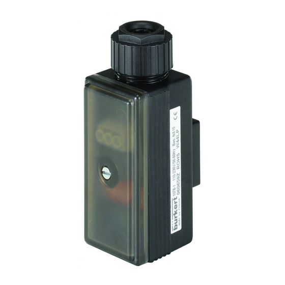 Burkert 1078-1 Quick Start Manual