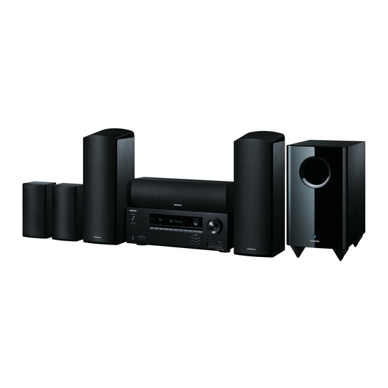 Onkyo HT-S5915DAB Initial Setup Manual