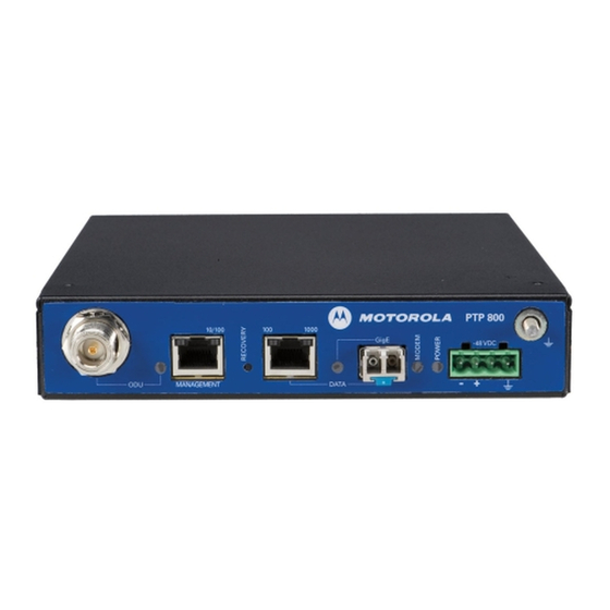 Cambium Networks PTP 800 Series User Manual