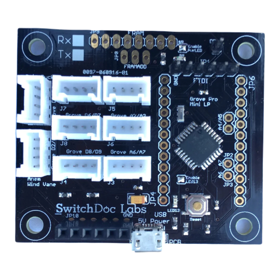 SwitchDoc Labs Grove Pro Mini LP Hardware Manuals