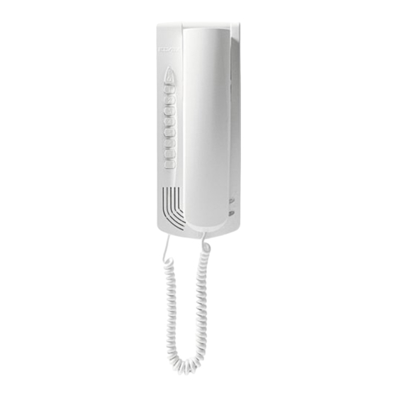 Vimar Elvox 6209/P Installer Manual