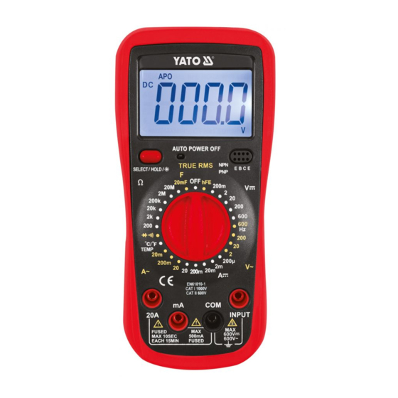 YATO YT-73083 Manual