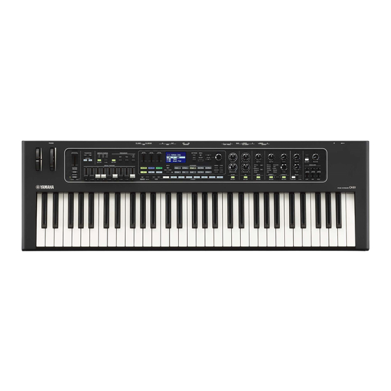 Yamaha CK61 Owner's Manual