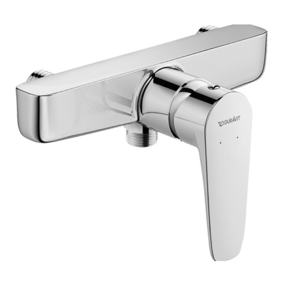 DURAVIT B14230 000S Instructions For Mounting And Use