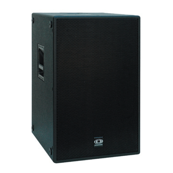 Dynacord SUB 18 Architects And Engineers Specifications