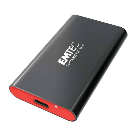 EMTEC X210 USER INSTRUCTIONS Pdf Download | ManualsLib